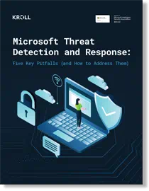 Microsoft Threat Detection and Response ebook