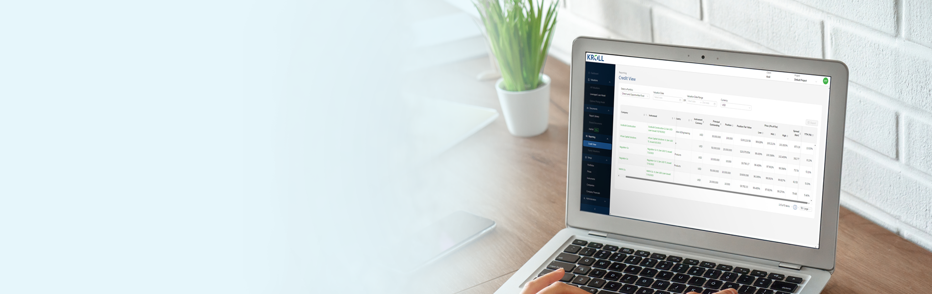 Kroll Valuation Platform Kroll Valuation Platform
