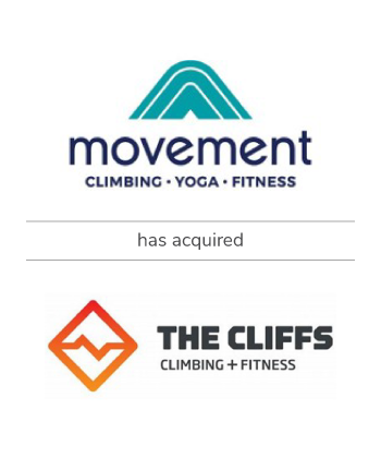 Kroll's Transaction Advisory Services Practice Rendered  Buy-Side Financial and Tax Due Diligence to Movement Climbing, Yoga and Fitness on Its Acquisition of The Cliffs Climbing + Fitness gyms