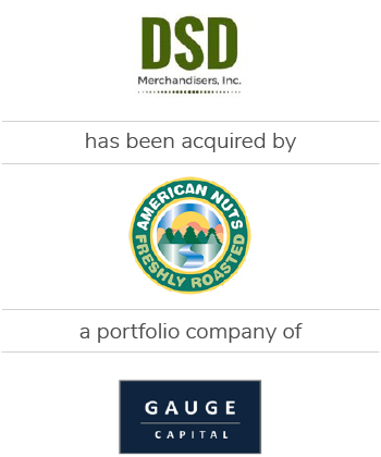 Kroll's Consumer M&A Advisory Team Advised DSD Merchandisers, LLC on its Sale to American Nuts, Inc., a Portfolio Company of Gauge Capital, LLC Sell Side DSD Merchandisers