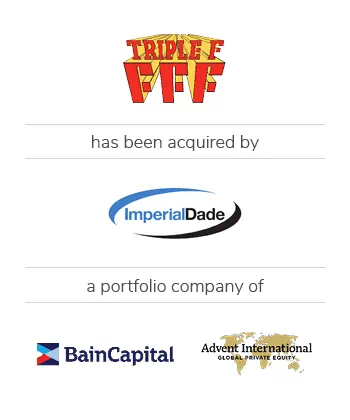 Kroll's Industrials Investment Banking Team Advised Triple F Distributing on its Sale to Imperial Dade