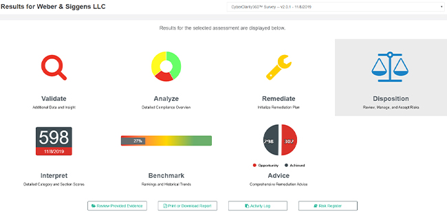 Cyberclarity360TM Product Release Note: Risk Register