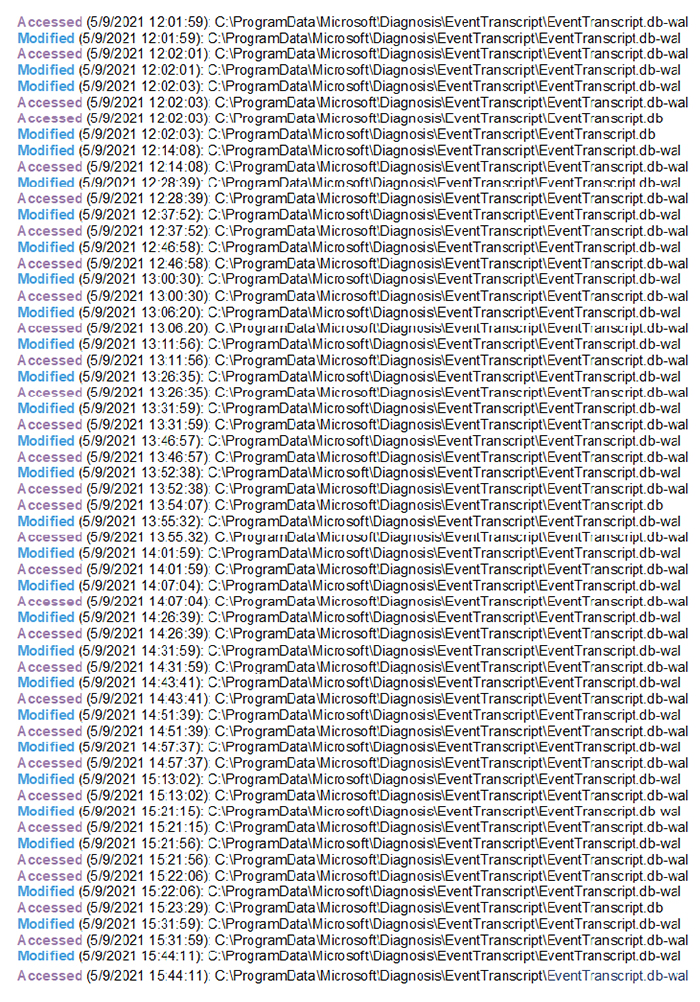 An Overview of EventTranscript
