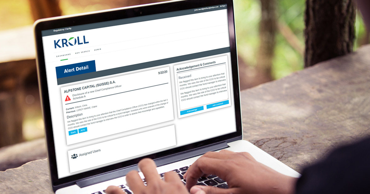 Regulatory Clarity | Form ADV Monitoring and Flagging Tool Regulatory Clarity | Form ADV Monitoring and Flagging Tool