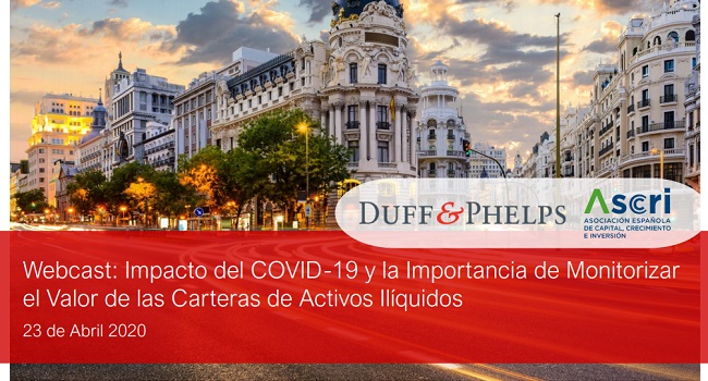 Webcast Replay: Impacto del COVID-19 y la Importancia de Monitorizar el Valor de las Carteras de Activos Ilíquidos