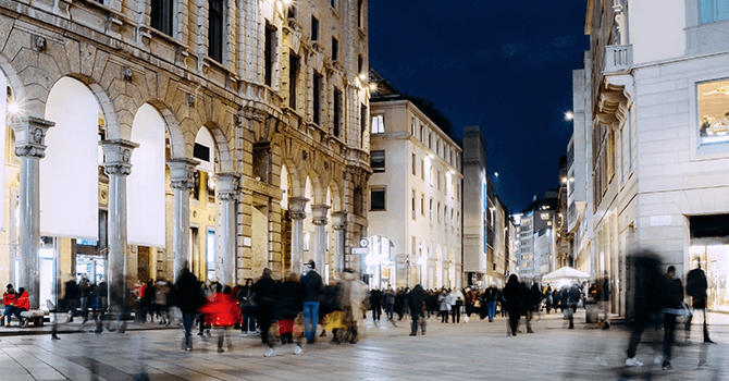 Le principali caratteristiche della high street - Caso studio su Corso Vittorio Emanuele II, Milano